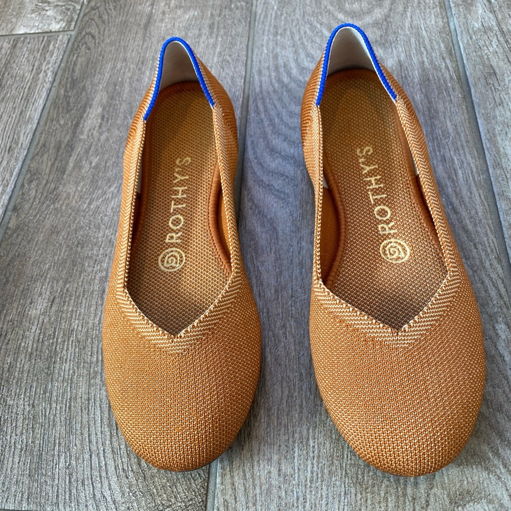 Rothy's Tan Flats Minimalist Loafers